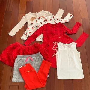 Girls top skirt pants clothing bundle size 4T/5T